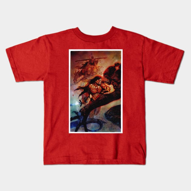 Conan the Barbarian 10 Kids T-Shirt by stormcrow